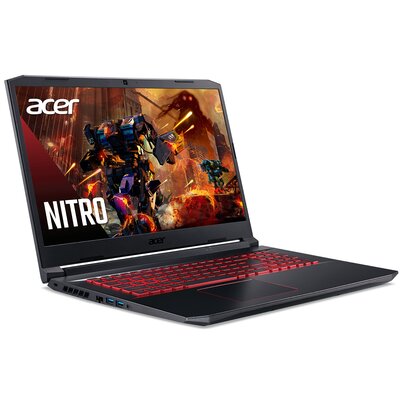 Laptop ACER Nitro 5 AN517 17.3" IPS 144Hz i5-10300H 16GB SSD 512GB GeForce RTX3050 Windows 10 Home