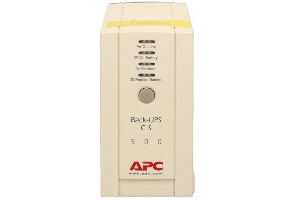 Zasilacz UPS APC Back-UPS 500 - wygląd ogólny opis ochrona sprzętu