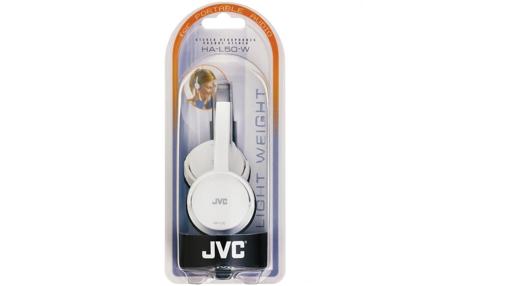 słuchawki nauszne JVC HA-L50-W-E - wykonanie