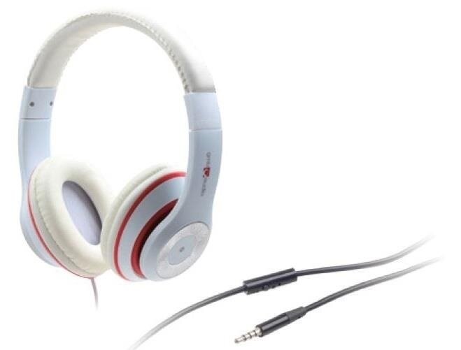 Słuchawki GEMBIRD MHS-LAX-W - komfort i wygoda ergonomiczne i miękkie elemnty regulowany pałąk fantastyczny dźwięk