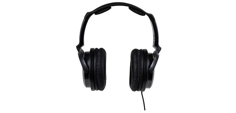 Słuchawki nauszne JVC HA-RX500-E Czarno-biały widok przód