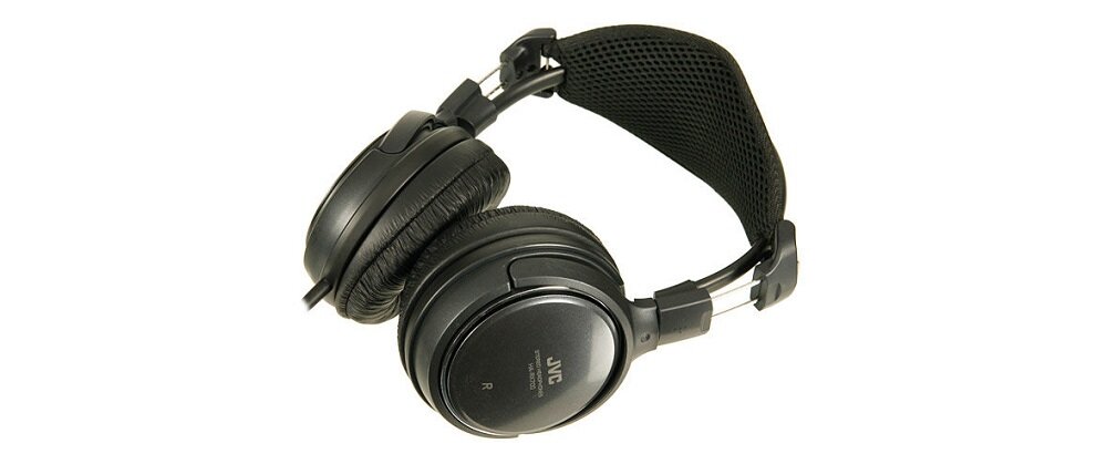 Słuchawki nauszne JVC HA-RX700-E Czarny widok bok poziom