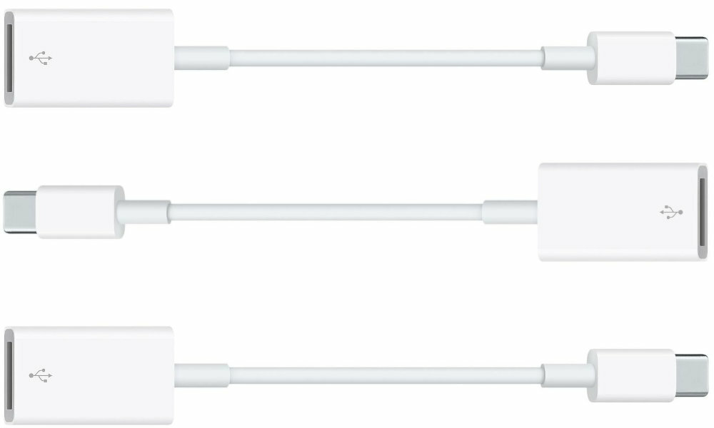 Adapter USB - USB Typ-C APPLE MJ1M2ZM/A front