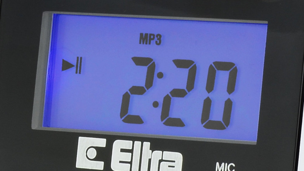 Radio ELTRA MAJA USB Bialy - Wyświetlacz