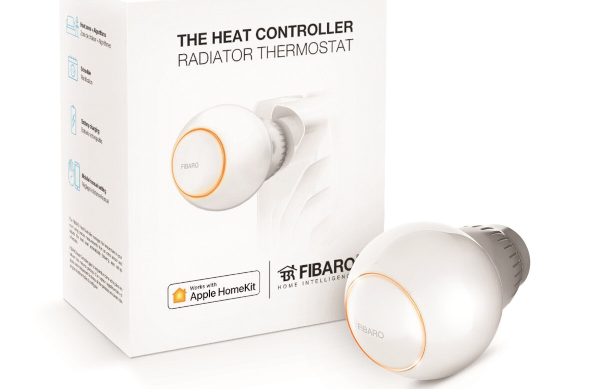 Głowica termostatyczna FIBARO opakowanie wyposażenie