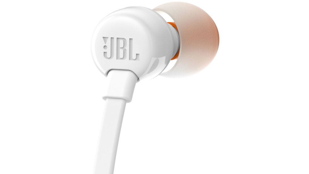 Słuchawki Dokanałowe JBL T110 Bialy - Brzmienie