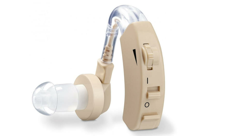 BEURER-HA20 aparat słuchowy wyrób medyczny niedosłuch przewód słuchowy wzmacnia głośność ergonomiczne wyprofilowanie końcówki