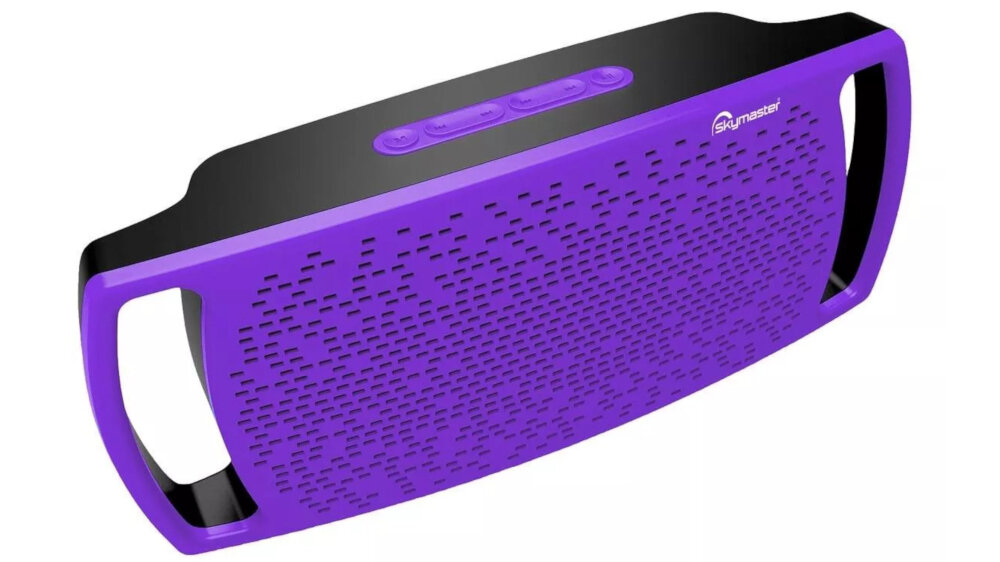 Głośnik Mobilny SKYMASTER Sunny Jet Stream Purple - Mikrofon