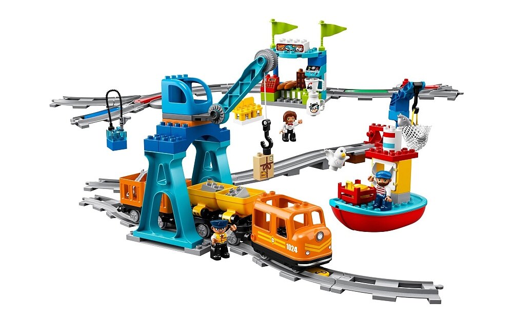 LEGO Duplo Pociąg towarowy 10875 opis 