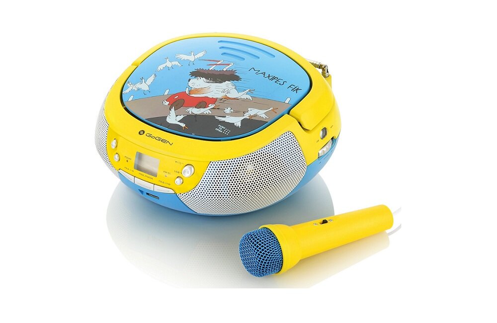 Radioodtwarzacz GOGEN Maxipes Fik Niebiesko żółty karaoke 