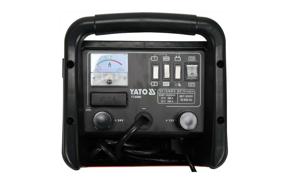 YATO YT-83060 prostownik urządzenie ładowanie akumulator rozruch odpalanie