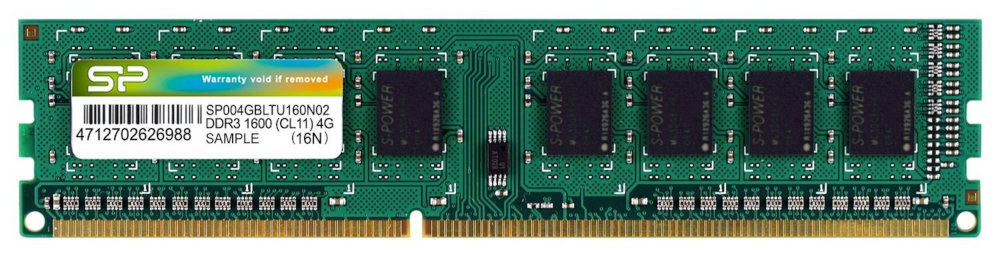 Pamięć RAM SILICON POWER 4GB 1600MHz szybka praca