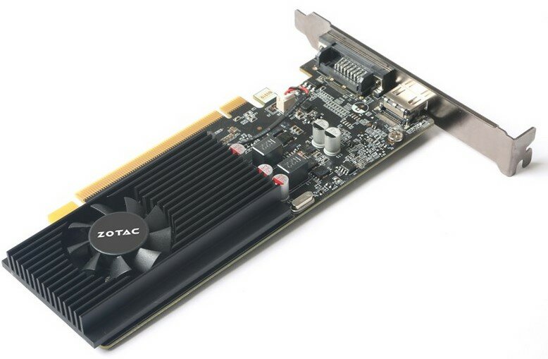 Karta graficzna ZOTAC GeForce GT 1030 2GB - 2Gb pamięci GDDR5 szybkość działania wysoka jakość