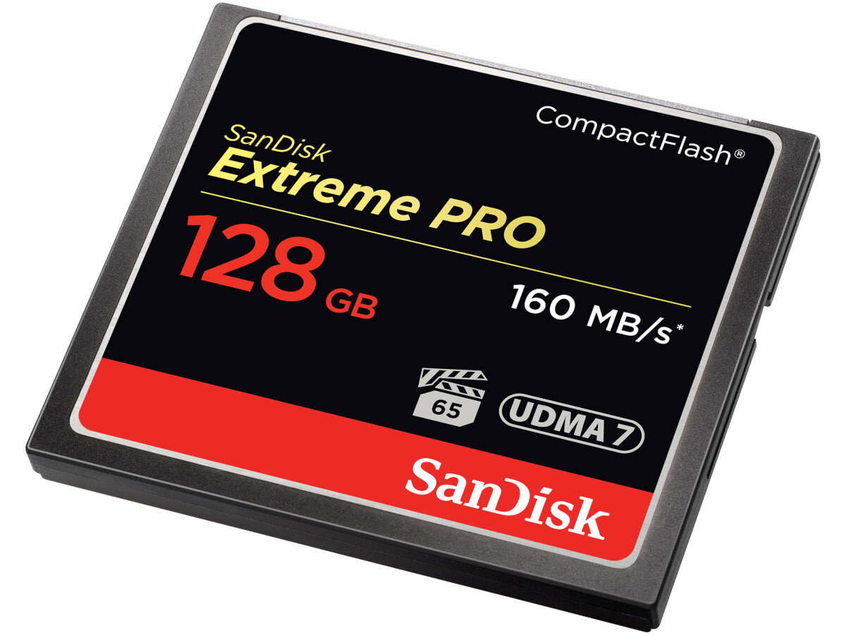 Karta pamieci SANDISK Compact Flash Extreme Pro 128 GB wysoka odpornosc
