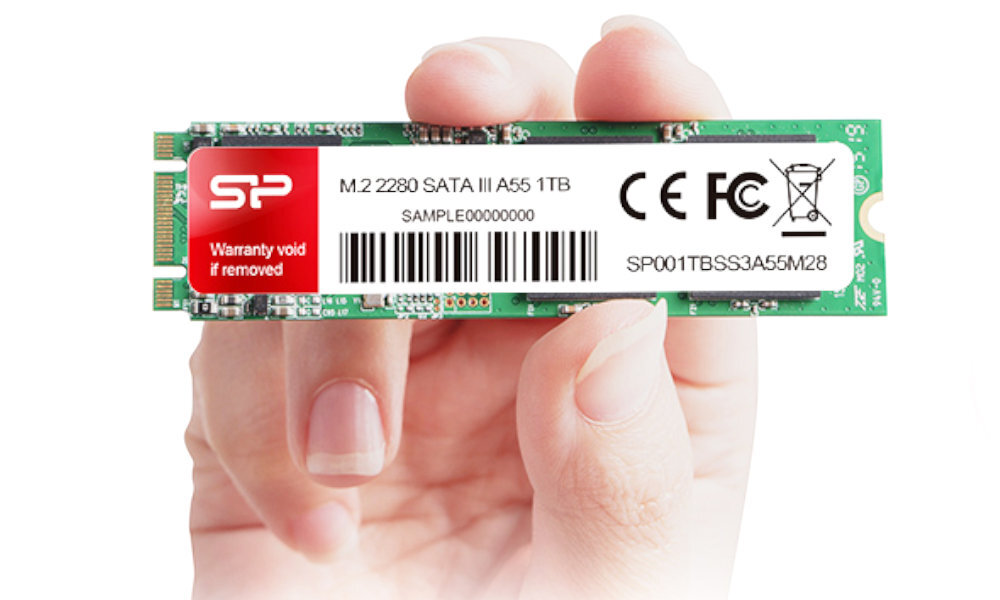 SILICON POWER A55 128GB SSDfront