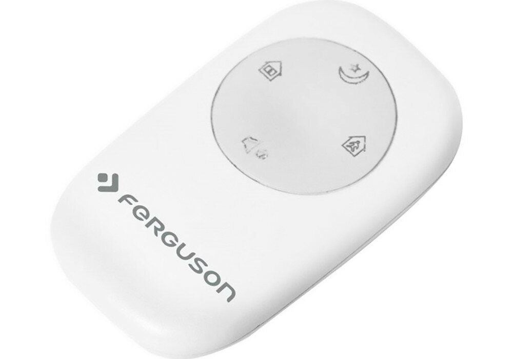 Zestaw czujników FERGUSON Smart Home Security Kit Wi-Fi, ZigBee dwa piloty zdalnego sterowania panic button przycisk zagrozenia