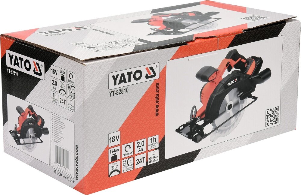 Pilarka tarczowa YATO YT 82810 Bezpieczne przechowywanie