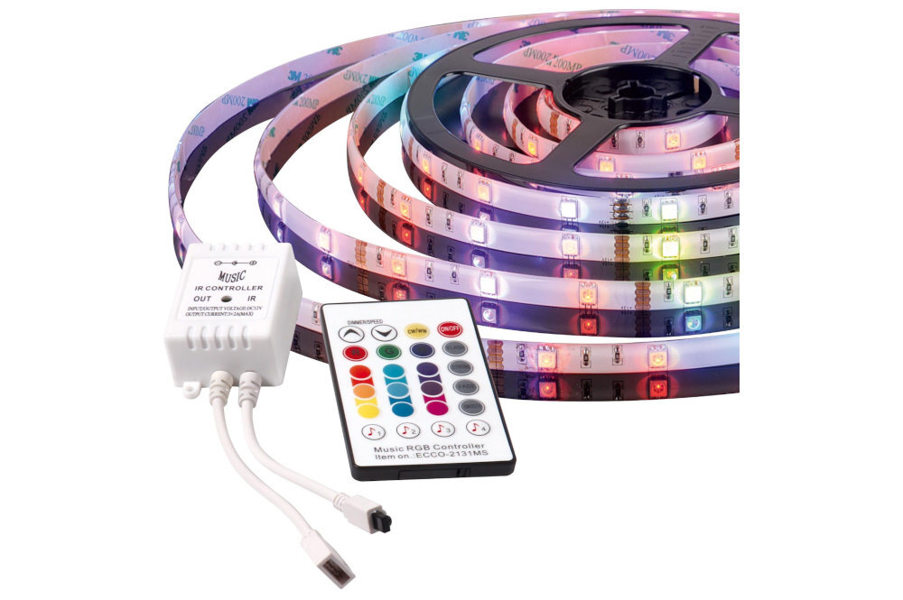 TAŚMA LED MUSIC STRIPE RGB 3M IP65 popularne i modne rozwiazanie