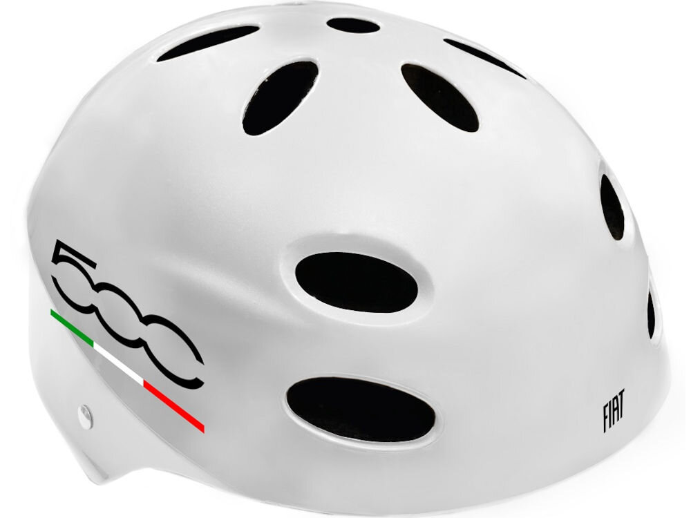 Kask rowerowy FIAT 500 Biały (rozmiar L/XL) EPS regulacja wentylacja certyfikat