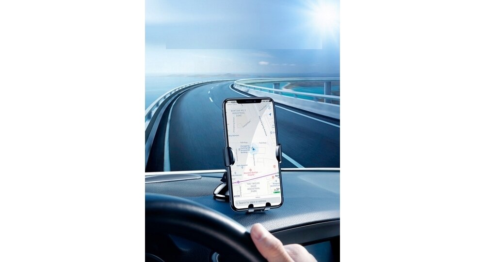 Uchwyt na telefon BASEUS Osculum   smartfon montaż samochód szyba deska przyssawka regulacja 