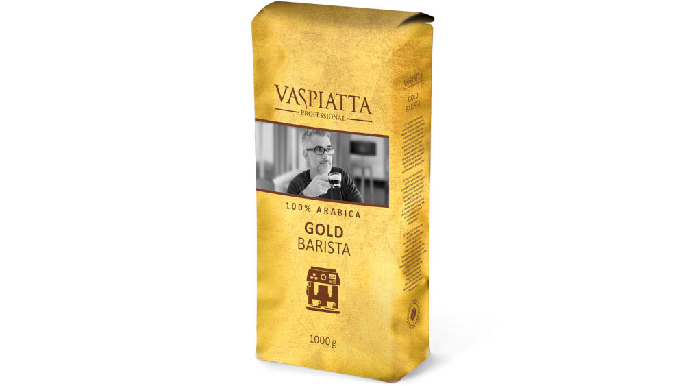 Kawa Ziarnista VASPIATTA Gold Barista - Ogólny Wygląd