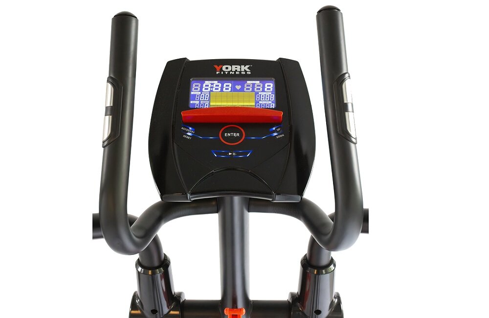 Orbitrek magnetyczny YORK FITNESS X520 Poczuj się bezpiecznie i rozpocznij trening z kontrolą tętna