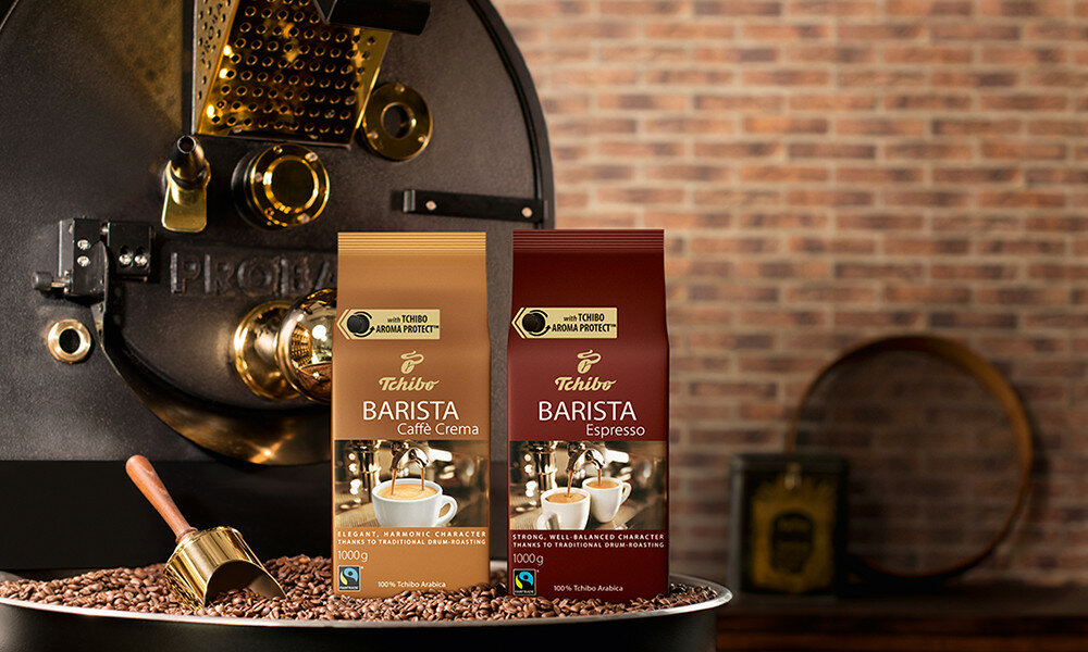 Kawa ziarnista TCHIBO Barista Espresso 1kg wypalanie smak arabika