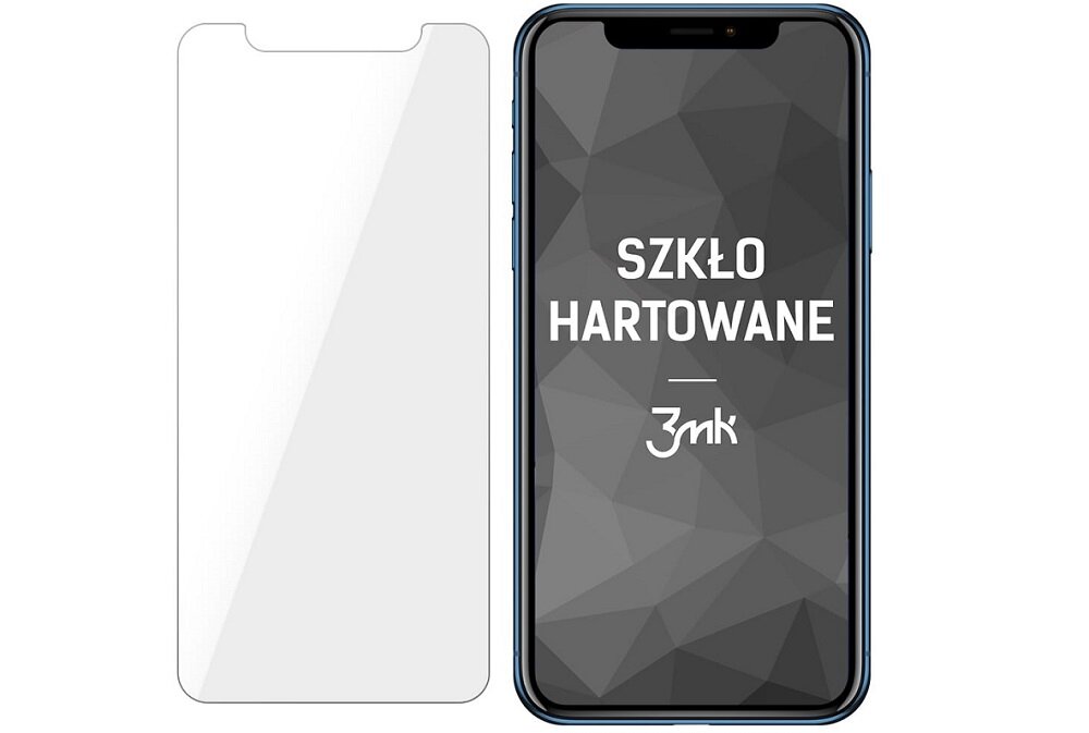 Szkło hartowane 3MK HardGlass do Apple iPhone Xr ochrona szybka bezpieczeństwo smartfon telefon