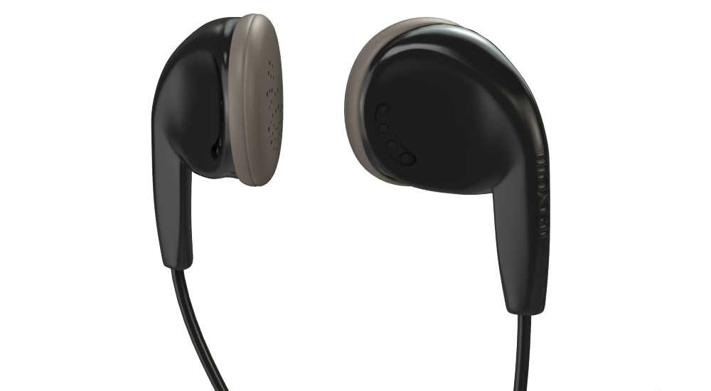 Słuchawki douszne MAXELL EB-98 waga  komfort użytkowania