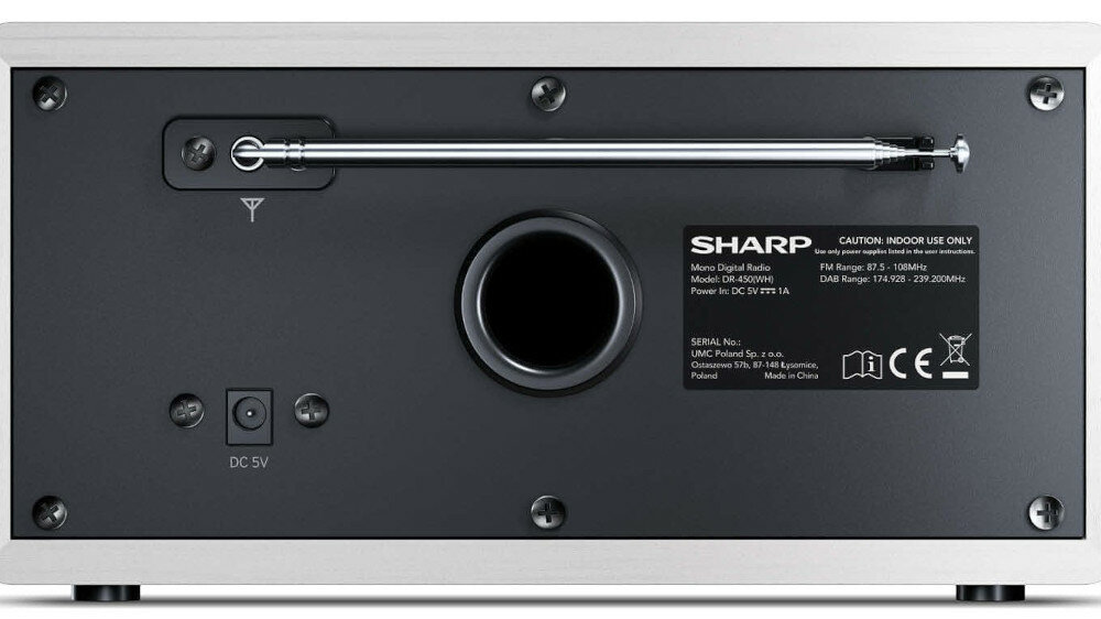 Radio SHARP DR-450  - personalizacja