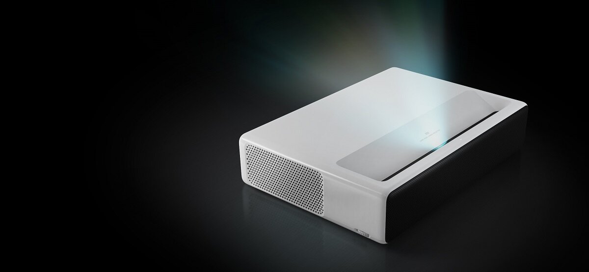 Projektor XIAOMI Mi Laser Projector 150 Biały Full HD jakość kontrast kino ekran cale filmy koncert gry kolory jasność HDR rozdzielczość Żywotność lampa
