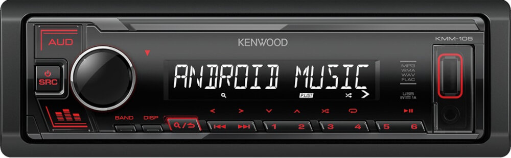 Radio samochodowe KENWOOD KMM-105RY - ogólny
