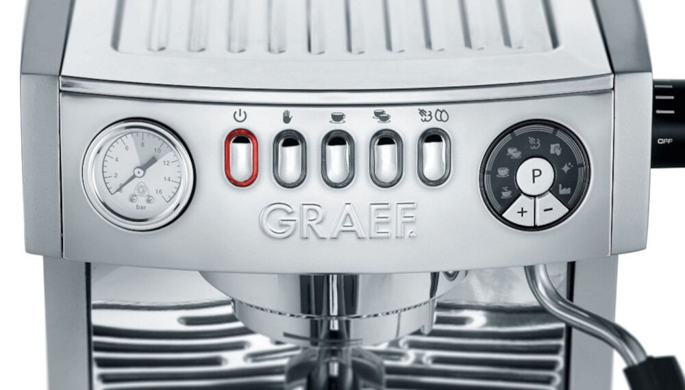 Ekspres GRAEF Marchesa ES 850 Srebrny wyposazenie termoblock ze stali nierdzewnej zaparzenie kawa szybko efekt smak