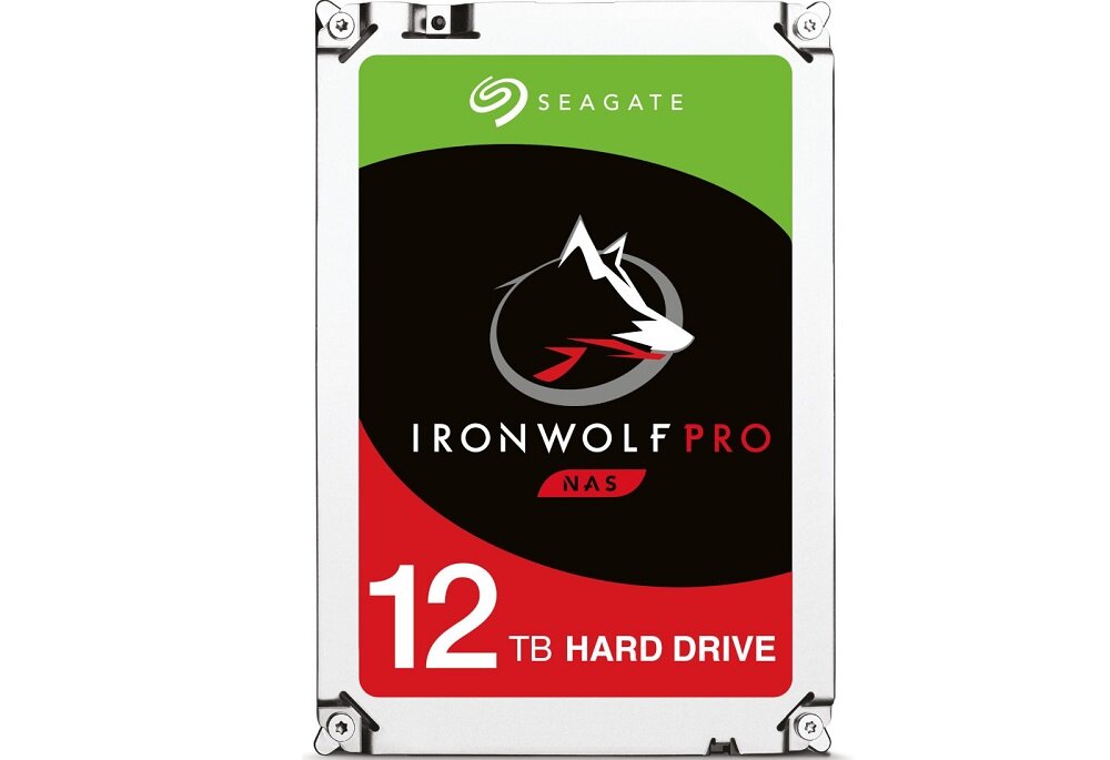 Dysk SEAGATE IronWolf Pro 12TB HDD - wydajność trwałość bezpieczeństwo sieci NAS wysoka niezawodność SATA III 6 Gb/s