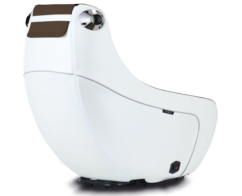 Fotel do masażu CirC techniki masażu głowice powietrze czujniki panel sterujący masaż 4D zerowa grawitacja podnózek regulacja głośniki styl elegancja