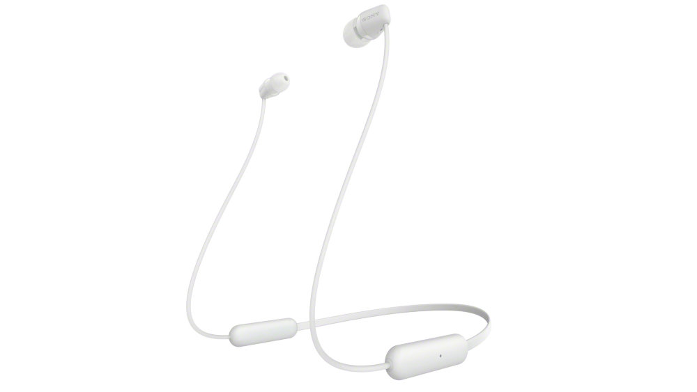 Słuchawki Dokanałowe SONY WI C200 Biały - Bluetooth