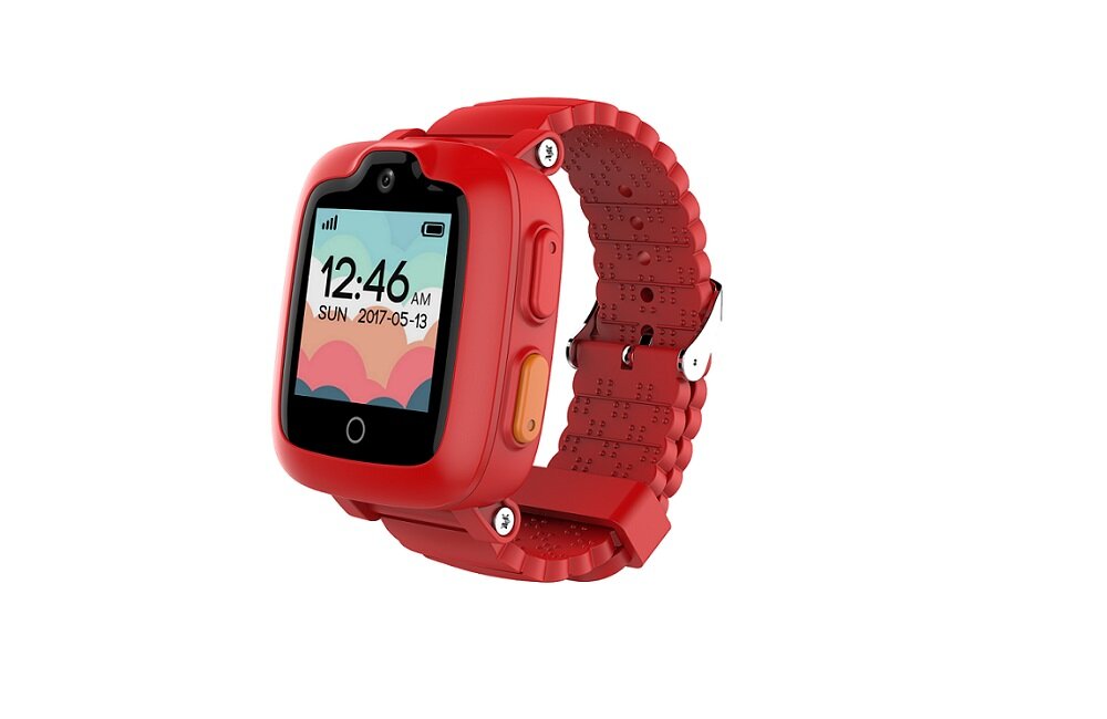 Smartwatch ELARI KidPhone 3G Czerwony wbudowany lokalizator GPS monitor snu