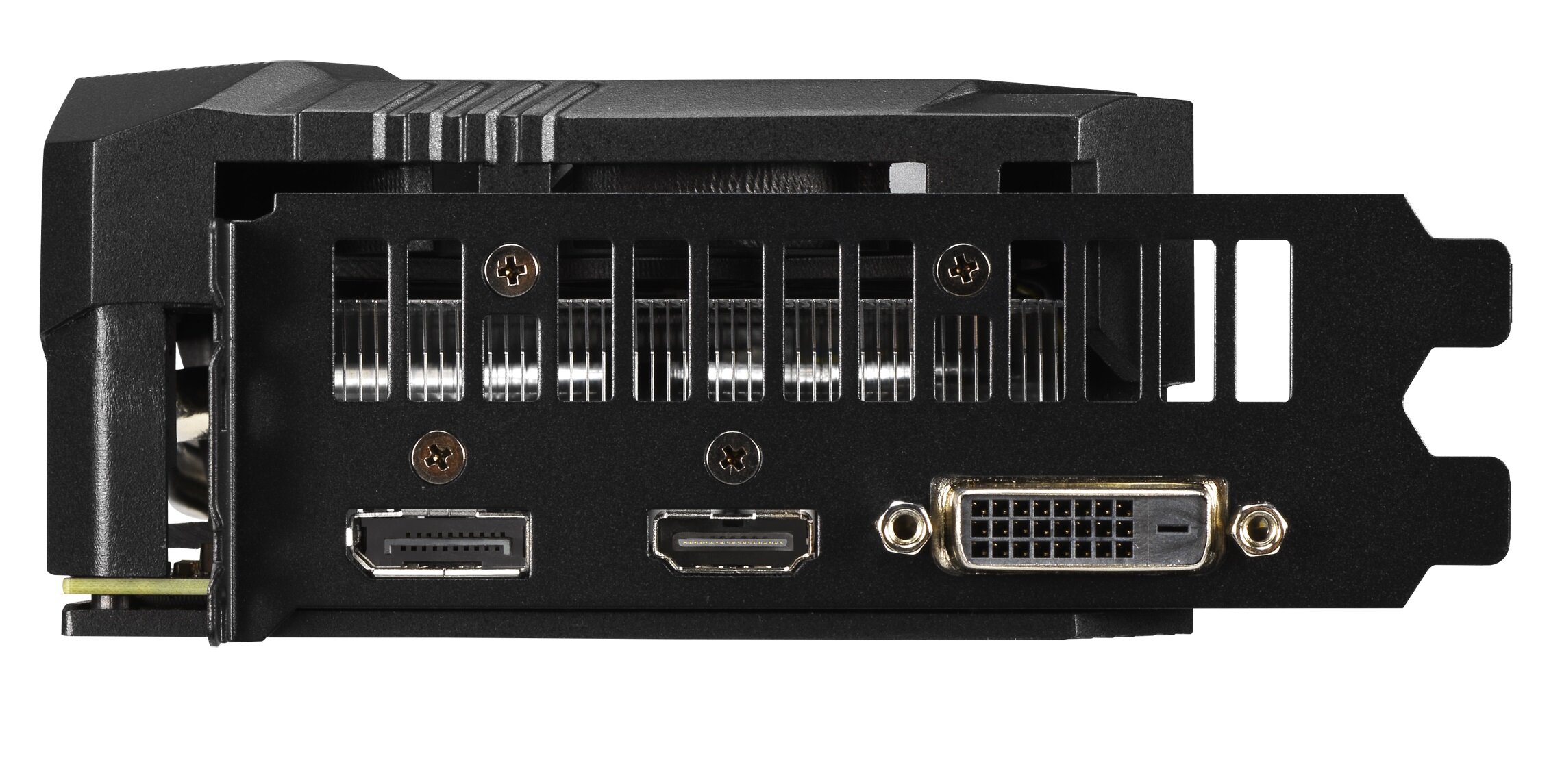 Karta graficzna ASUS GeForce RTX 2060 Dual EVO 6G dostępne złącza port Display Port HDMI DVI praca na kilku monitorach