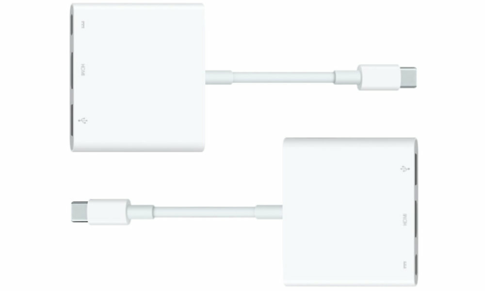 Adapter USB Typ-C - USB Typ-C/HDMI/USB APPLE MUF82ZM/A front