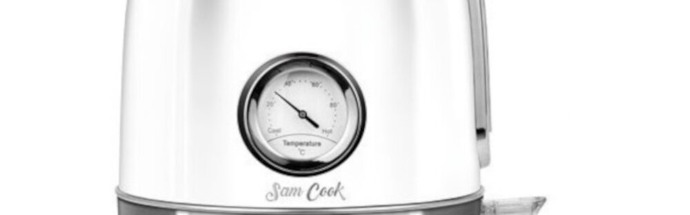 Czajnik SAM COOK PSC-100/W kawa herbata termometr temperatura wyposazenie