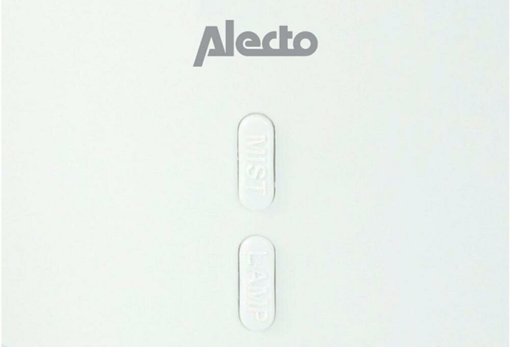 ALECTO-BC-24 nawilżacz sterowanie dwa przyciski kolorowe światło praca