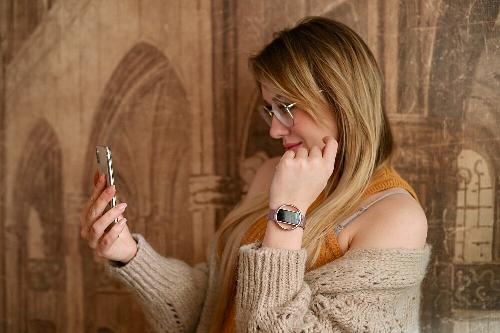 Smartwatch GARETT Women Nicole smartfon łączność aplikacje wyświetlacz 