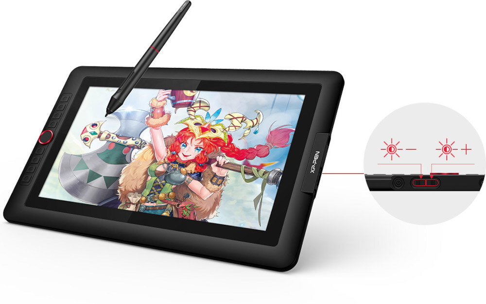 Tablet graficzny XP-PEN Artist 15.6 Pro wyglad przod tyl