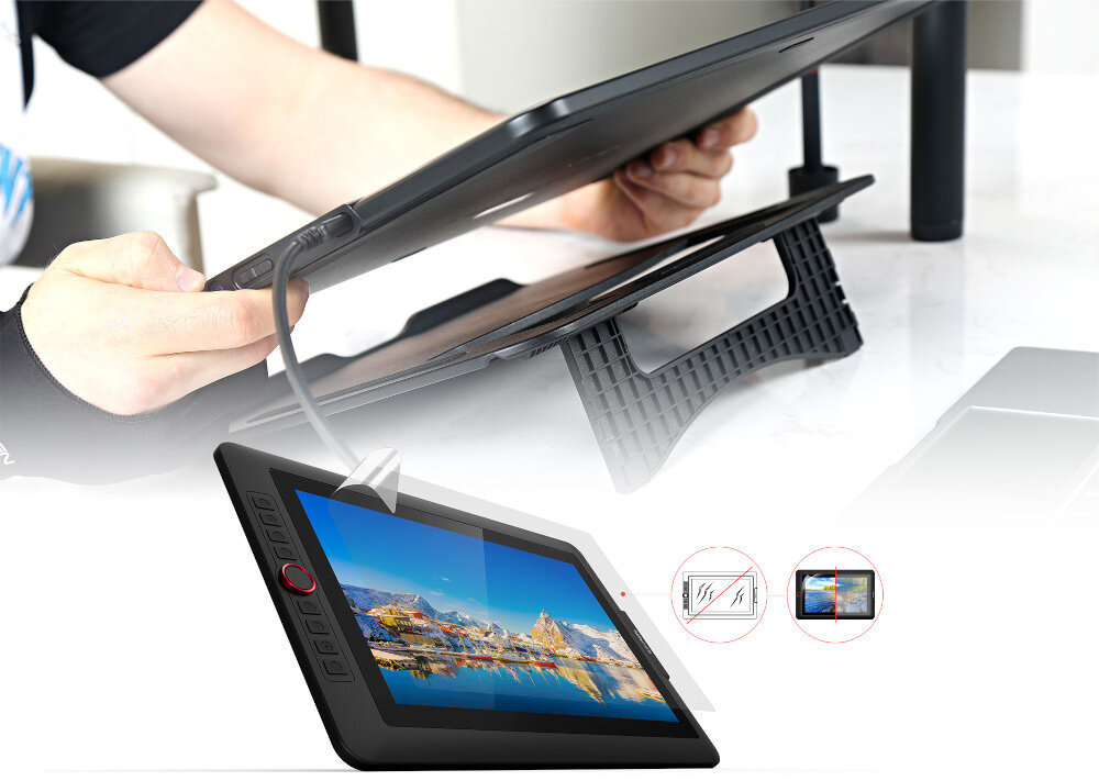 Tablet graficzny XP-PEN Artist 15.6 Pro wytrzymaly solidny detale