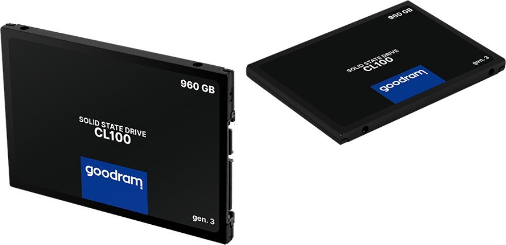 Dysk GOODRAM CL100 Gen. 3 2.5 SATA III 960GB SSD wymiana wydajność konstrukcja