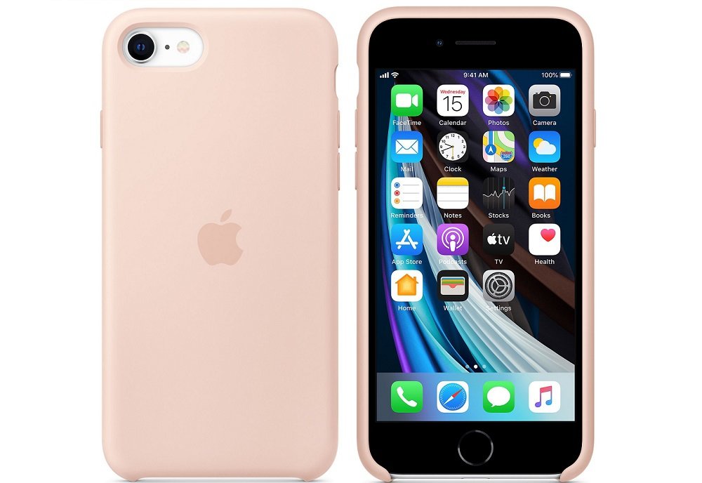 Etui APPLE Silicone Case do iPhone 7-8-SE 2020 Czarny ergonomia bezpieczeństwo case ochrona