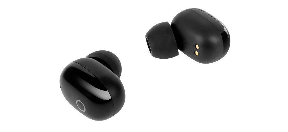 Sluchawki dokanalowe KRUGER&MATZ Air Dots 1 Czarny widok słuchawki skos bluetooth
