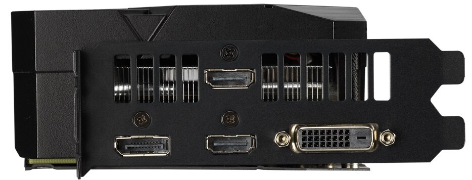 Karta graficzna ASUS GeForce RTX 2060 Super Dual EVO 8GB dostępne złącza port Display Port HDMI DVI praca na kilku monitorach
