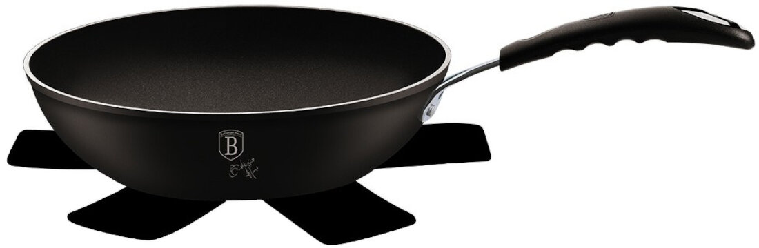 Patelnia wok BERLINGER HAUS Black Professional BH/6126 28 cm