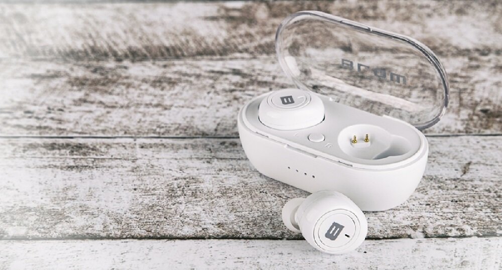 Słuchawki dokanałowe BLOW Earbuds BTE100 Biały widok ogólny